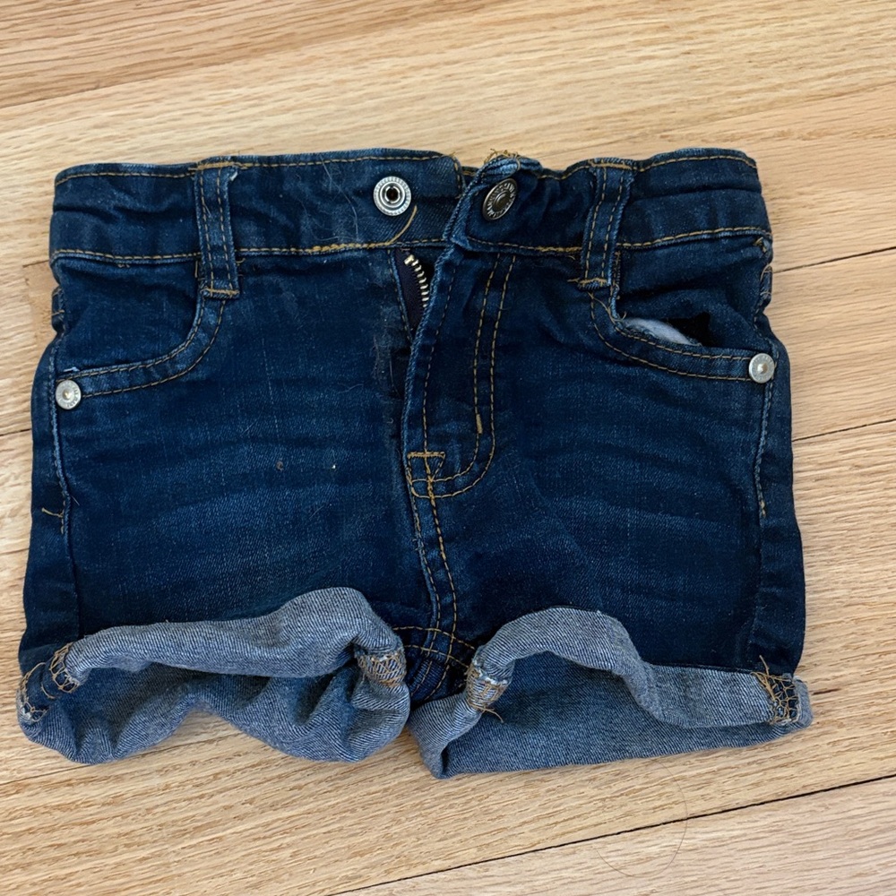 7 For All Mankind Dark Blue Kids Shorts